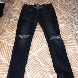 Dark wash jeans
